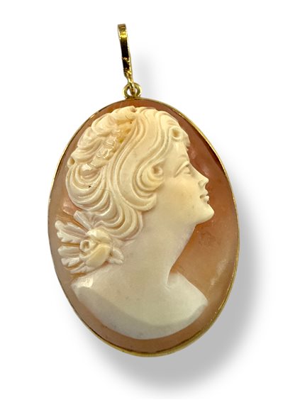 Pendente Mandile 1922 Donna Cammei  in Argento Conchiglia 2MCICM129 - 2MCICM129